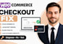 fix woocommerce checkout spinner checkout stuck blank page javascript error